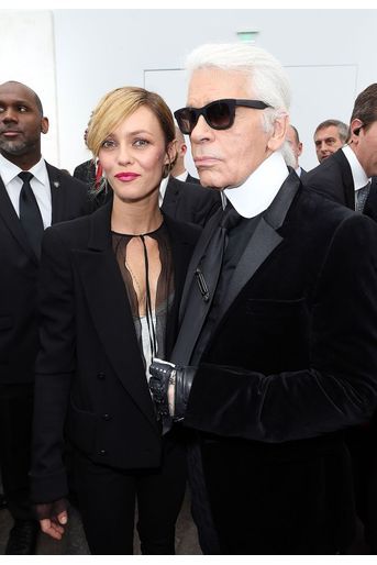 Vanessa Paradis et Karl Lagerfeld en 2013