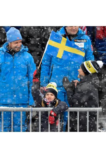 Les princesses Estelle et Victoria de Suède et le prince Haakon de Norvège à Are, le week-end des 9 et 10 février 2019