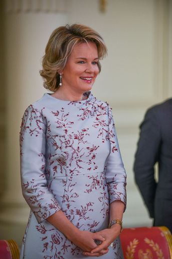 La reine des Belges Mathilde à Bruxelles, le 15 janvier 2019