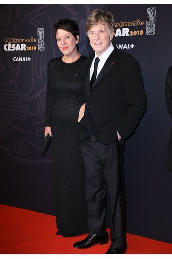 Robert Redford et son épouse Sibylle à la 44e cérémonie des César le 22 février 2019 à Paris
