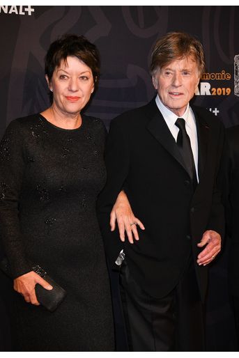 Robert Redford et son épouse Sibylle à la 44e cérémonie des César le 22 février 2019 à Paris