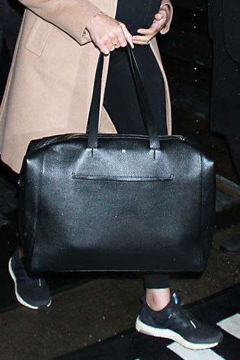 Meghan Markle à la sortie de son hôtel à New York City, le 20 février 2019. 