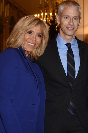 Brigitte Macron et Franck Riester