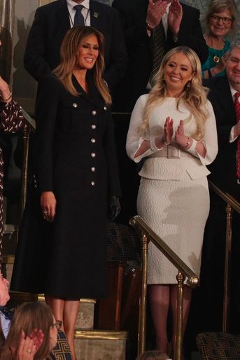 Melania et Tiffany Trump au Capitole pour le discours sur l'état de l'union, le 5 février 2019.
