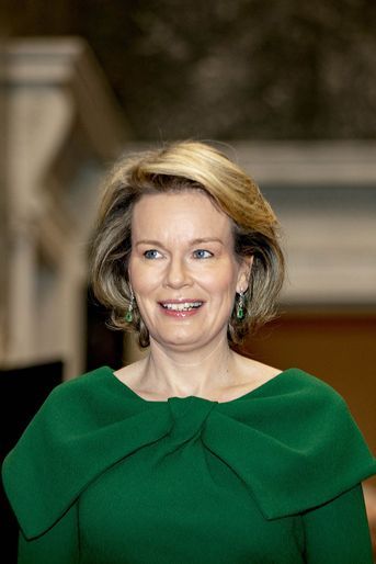 La reine des Belges Mathilde à Bruxelles, le 12 février 2019