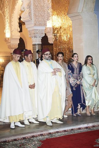 Le prince Moulay El Hassan du Maroc avec la famille royale marocaine, à Rabat le 13 février 2019