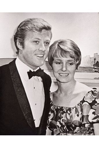 Robert Redford avec sa première épouse Lola en 1967