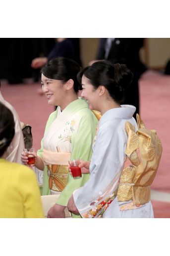 Les princesses Mako et Kako du Japon à Tokyo, le 26 février 2019