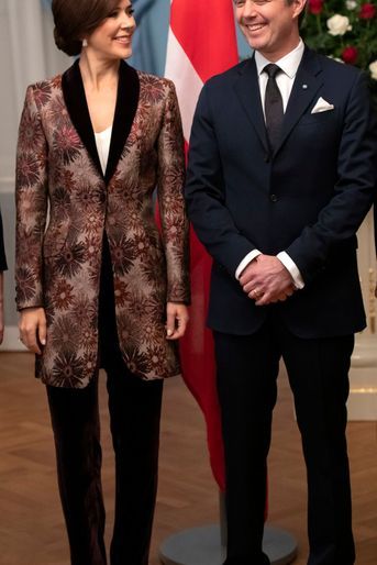 La princesse Mary et le prince Frederik de Danemark à Riga, le 6 décembre 2018