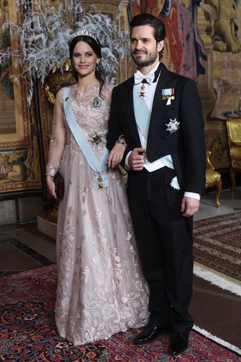 La princesse Sofia et le prince Carl Philip de Suède à Stockholm, le 11 décembre 2018