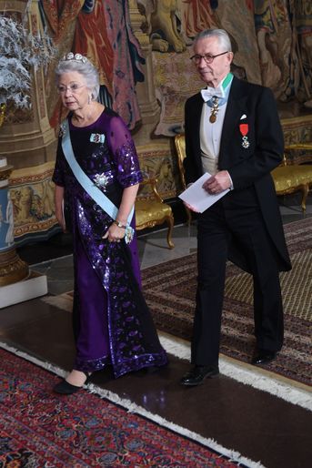La princesse Christina de Suède et son mari Tord Magnuson à Stockholm, le 11 décembre 2018
