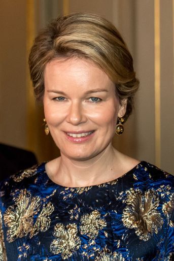La reine des Belges Mathilde à Bruxelles, le 11 janvier 2019