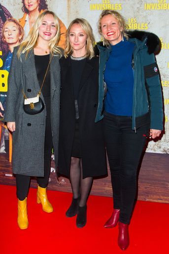 Chloé Jouannet, Audrey Lamy et Alexandra Lamy à l'avant-première du film "Les invisibles", lundi 7 janvier à Paris