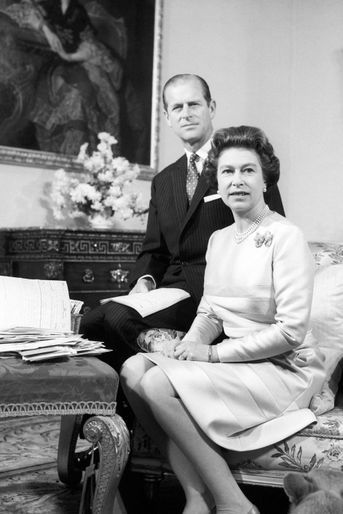 La reine Elizabeth II et le prince Philip, le 20 novembre 1972