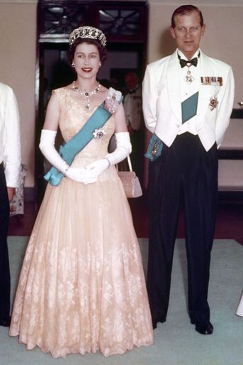 La reine Elizabeth II et le prince Philip, le 1er février 1954