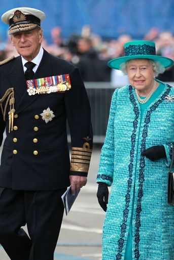 La reine Elizabeth II et le prince Philip, le 4 juillet 2014