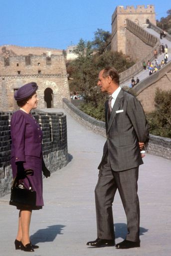 La reine Elizabeth II et le prince Philip, le 14 octobre 1986