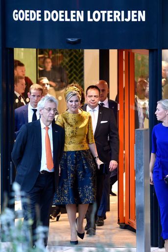 La reine Maxima des Pays-Bas à Amsterdam, le 6 décembre 2018