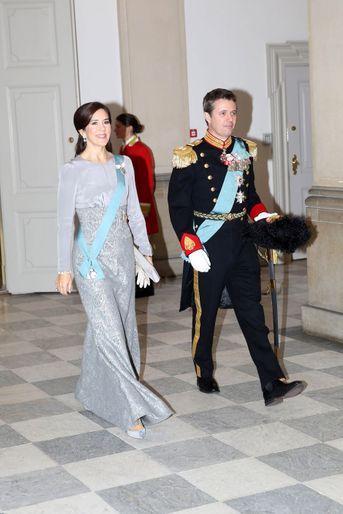 La princesse Mary et le prince Frederik de Danemark, le 3 janvier 2019 à Copenhague