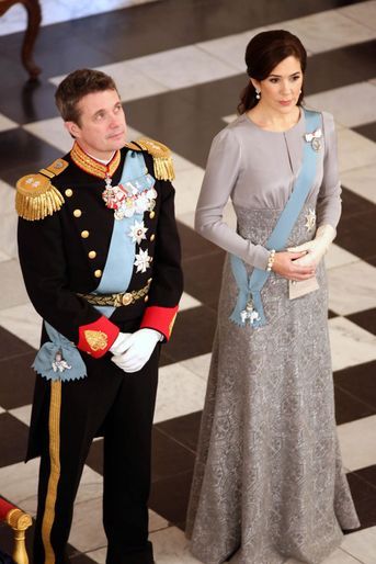 La princesse Mary et le prince Frederik de Danemark à Copenhague, le 3 janvier 2019