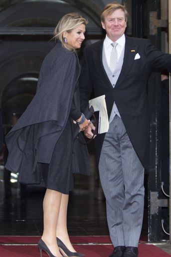 La reine Maxima et le roi Willem-Alexander des Pays-Bas à Amsterdam, le 16 janvier 2019