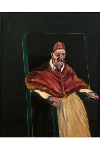 « Etude d’après le portrait du pape Innocent X par Vélasquez », de Francis Bacon, 1961. Ce tableau a été offert à Paul VI en 1973 par Giovanni Agnelli, le mythique patron de Fiat.
