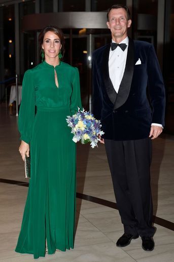 La princesse Marie de Danemark dans une robe Raquel Diniz, le 10 octobre 2018