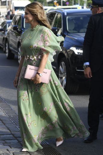 La princesse Madeleine de Suède dans une robe Giambattista Valli, le 14 juin 2018