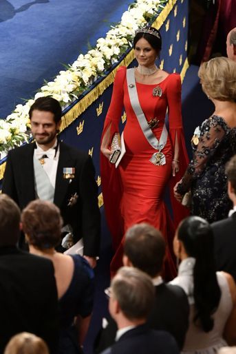 La princesse Sofia et le prince Carl Philip de Suède à Stockholm, le 10 décembre 2018