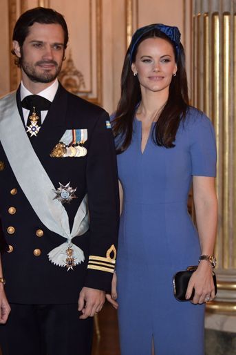 La princesse Sofia et le prince Carl Philip de Suède à Stockholm, le 13 novembre 2018
