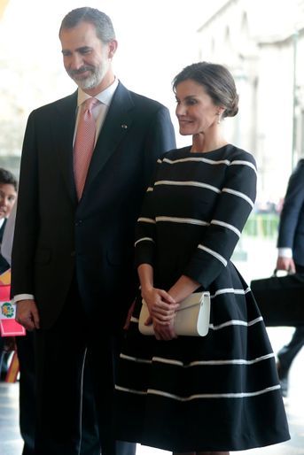 La reine Letizia d&#039;Espagne à Lima, le 12 novembre 2018