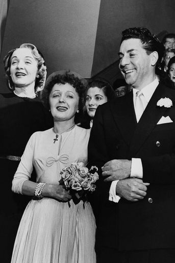 Edith Piaf avec Jacques Pills en 1952