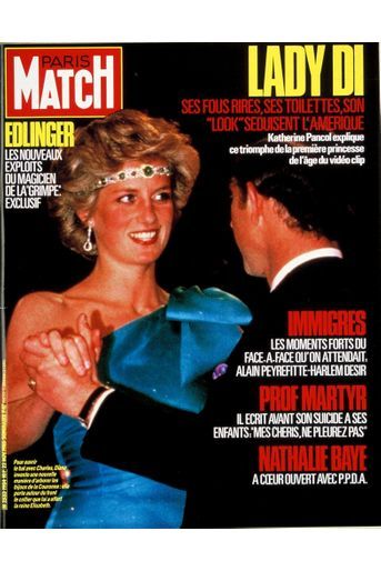 Le prince Charles en couverture du Paris Match n°1904, daté du 22 novembre 1985.