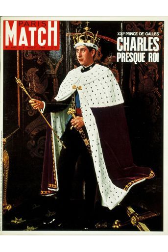 Le prince Charles en couverture du Paris Match n°1052, daté du 5 juillet 1969.