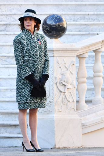 La princesse Caroline de Hanovre à Monaco, le 19 novembre 2018
