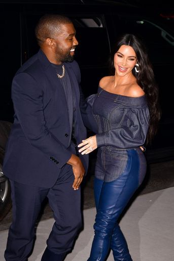 Kanye West et Kim Kardashian aux  Innovator Awards à New York en novembre 2019 