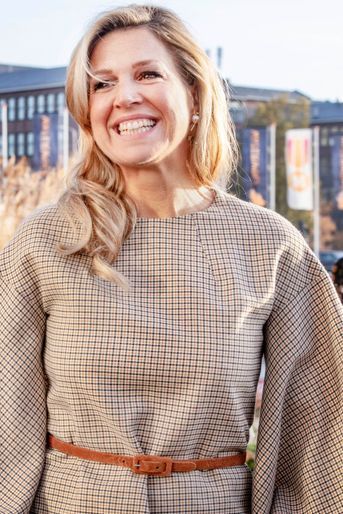 La reine Maxima des Pays-Bas tout sourire à La Haye, le 14 novembre 2018