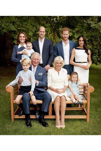 Portrait officiel du prince Charles en famille pour ses 70 ans, le 14 novembre 2018. Photo réalisée le 5 septembre 2018