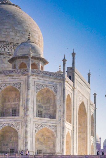 Photo prise au Taj Mahal, en Inde