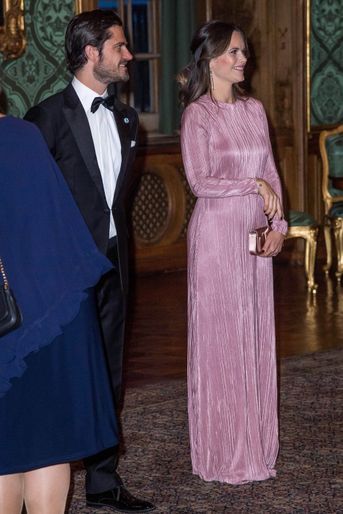 Le prince Carl Philip et la princesse Sofia de Suède à Stockholm, le 14 septembre 2018
