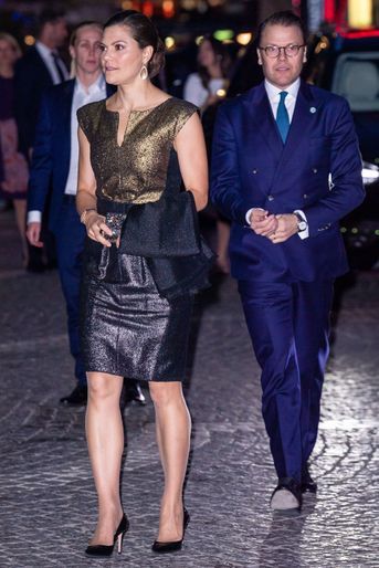 La princesse Victoria de Suède et le prince Daniel à Stockholm, le 25 septembre 2018