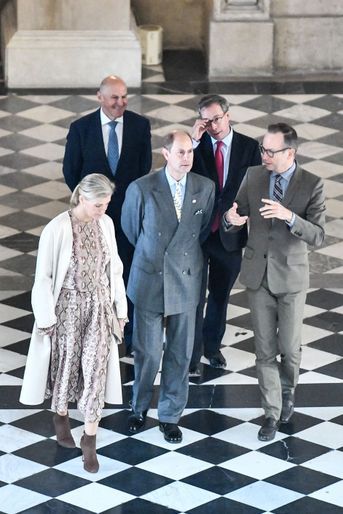 La comtesse Sophie de Wessex et le prince Edward à Versailles, le 1er octobre 2018