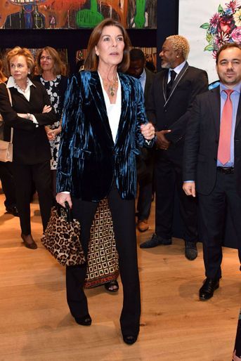 La princesse Caroline de Monaco à Londres, le 1er octobre 2018