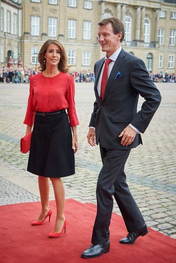 La princesse Marie et le prince Joachim de Danemark à Copenhague, le 28 août 2018