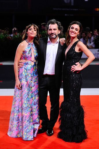 Bérénice Bejo, Pablo Trapero et Martina Gusman à la Mostra de Venise, dimanche 2 septembre