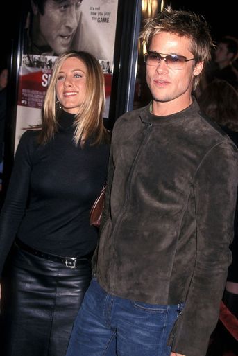 Brad Pitt et Jennifer Aniston en 2001