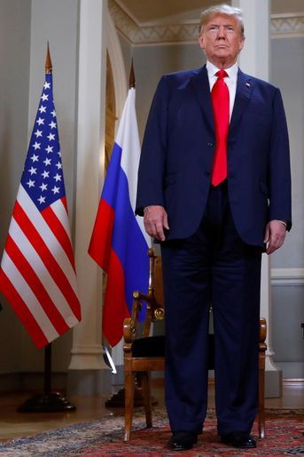 Donald Trump à Helsinki, le 16 juillet 2018.