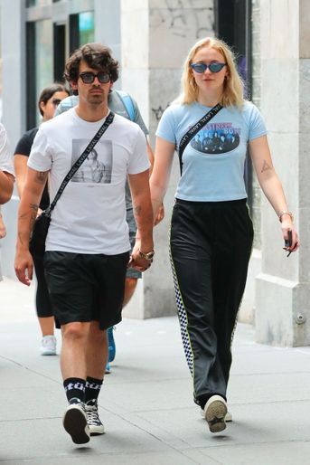 Joe Jonas et Sophie Turner à New York le 31 juillet 2018