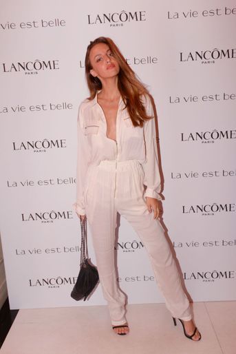 Carla Ginola à la soirée Lancôme, à Paris le 12 septembre 2018