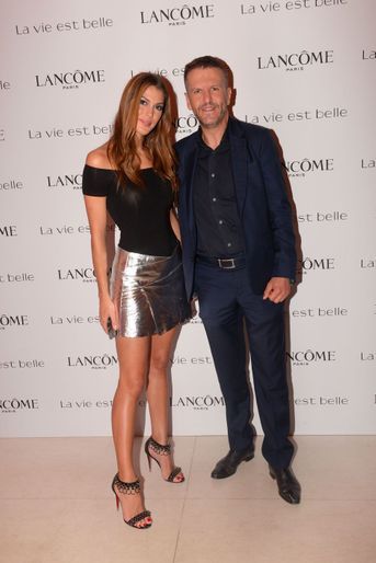 Iris Mittenaere et Tamim El Mili (Directeur Général L&#039;Oréal Luxe France) à la soirée Lancôme, à Paris le 12 septembre 2018